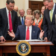 Trump speaks as he signs the Waters of the United States (WOTUS) executive order, Feb. 28, 2017, in the Roosevelt Room. The executive order directs the Environmental Protection Agency to withdraw the Waters of the United States (WOTUS) rule, which expanded the number of waterways that are federally protected under the Clean Water Act.
